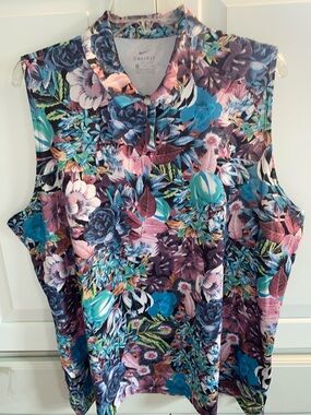 Nike Dri-FIT Women’s Golf Floral Sleeveless Top - Multicolor
